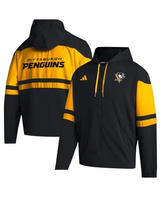 Men's adidas Black Pittsburgh Penguins Full-Zip Hoodie
