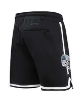 Men's Pro Standard Black Carolina Panthers Classic Chenille Shorts