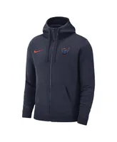 Men's Nike Navy Virginia Cavaliers Club Full-Zip Hoodie