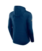 Men's Fanatics Deep Sea Blue Seattle Kraken Authentic Pro Tech Pullover Hoodie