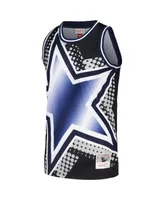 Men's Mitchell & Ness Black Dallas Cowboys Big Face 7.0 Fashion Tank Top