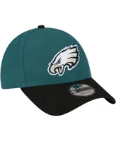 Men's New Era Midnight Green, Black Philadelphia Eagles The League Two-Tone 9FORTY Adjustable Hat