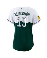 Women's Nike Charlie Blackmon White, Forest Green Colorado Rockies City Connect Replica Player Jersey