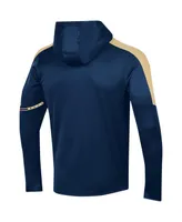 Men's Under Armour Navy Midshipmen 2023 Sideline Quarter-Zip Hoodie