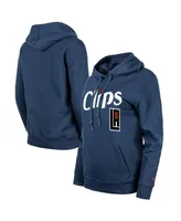 Women's New Era Navy La Clippers 2023/24 City Edition Pullover Hoodie