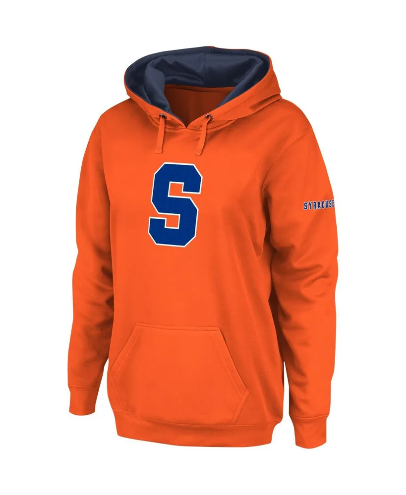 Women's Colosseum Orange Syracuse Big Logo Pullover Hoodie