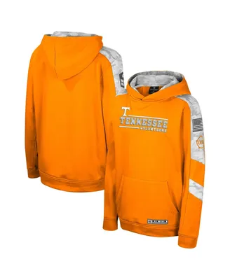 Big Boys Colosseum Tennessee Orange Tennessee Volunteers Oht Military-Inspired Appreciation Cyclone Digital Camo Pullover Hoodie