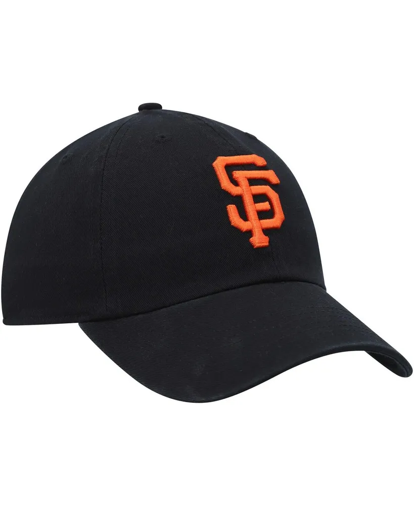 Youth Boys and Girls '47 Brand Black San Francisco Giants Clean Up Adjustable Hat