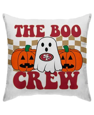 San Francisco 49ers 18" x 18" Boo Crew Duck Cloth Decor Pillow Cover