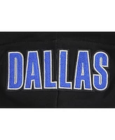 Women's Pro Standard Black Dallas Mavericks 2023/24 City Edition Cropped Pullover Hoodie