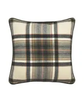 Five Queens Court Daniel Plaid Square Decorative Pillow, 20" x 20"