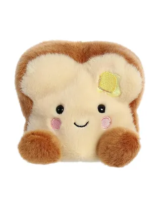Aurora Mini Buttery Toast Palm Pals Adorable Plush Toy Brown 5"