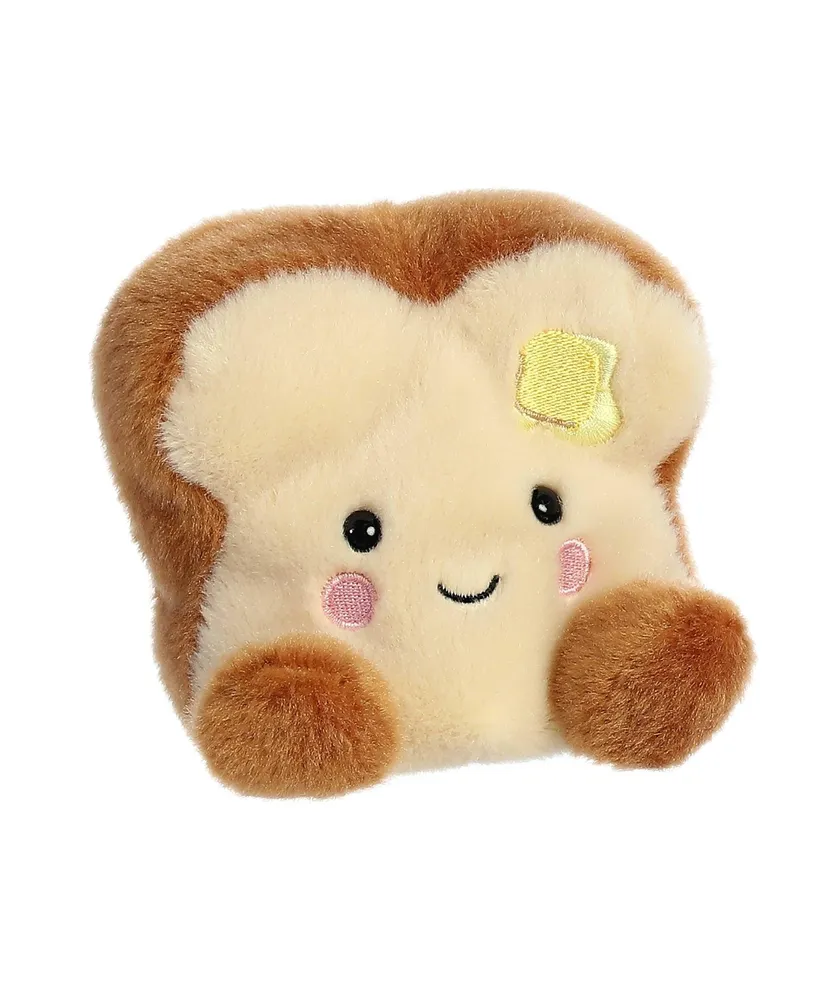 Aurora Mini Buttery Toast Palm Pals Adorable Plush Toy Brown 5"