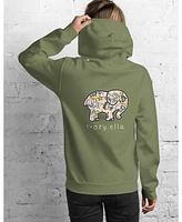 Ivory Ella Unisex Elephant Doodles Hoodie