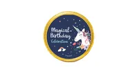 84 Pcs Navy Unicorn Kid's Birthday Candy Party Favors Chocolate Coins with Gold Foil