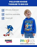 Sega Boys Sonic the Hedgehog Tails Knuckles Hoodie to