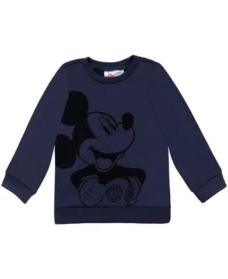 Disney Mickey Mouse Fleece Pullover Sweatshirt Toddler| Child Boys
