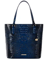 Brahmin Ezra Melbourne Large Embossed Leather Tote