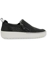 Jambu Women's July Wide Slip- On Zip Sneakers