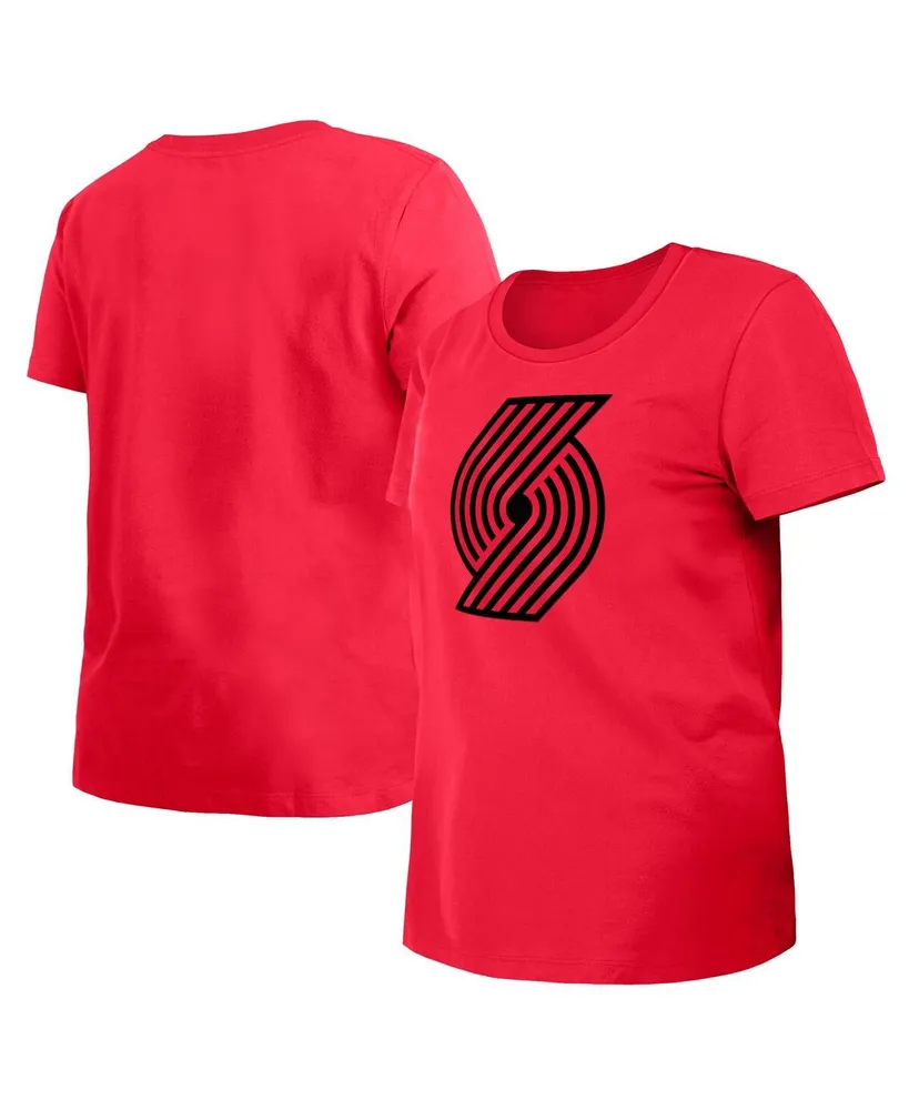 Women's New Era Red Portland Trail Blazers 2023/24 City Edition T-shirt