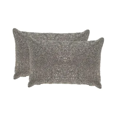 Safavieh Glitter 12" x 18" Pillow (Set of 2)