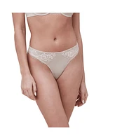 Skarlett Blue Women's Minx No-Show Comfortable Lace Thong