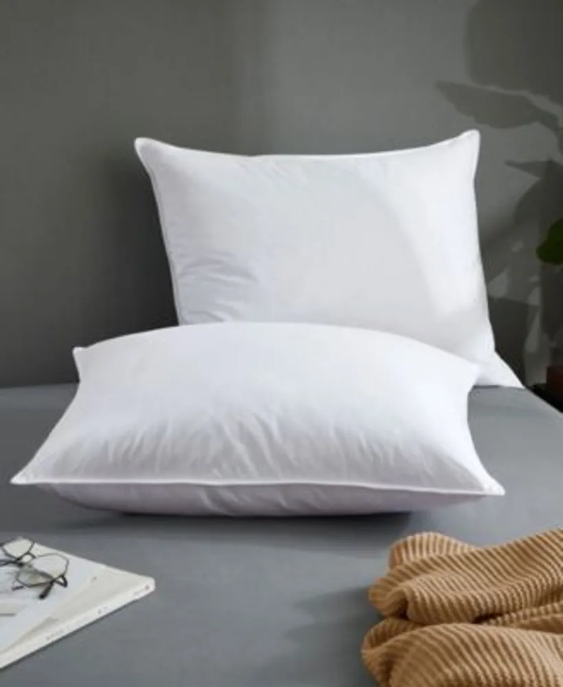 Unikome White Goose Feather Down Bed Pillows 2 Pack