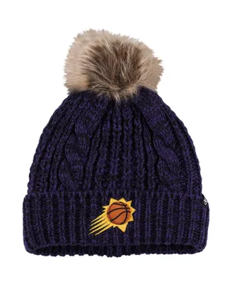Women's '47 Brand Purple Phoenix Suns Meeko Cuffed Knit Hat with Pom