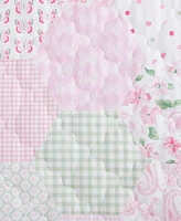 Laura Ashley Kids Ellyn Reversible 3 Piece Quilt Set, Full