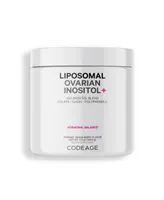 Codeage Liposomal Ovarian Inositol Powder, Myo & D-Chiro-Inositol, Folate, CoQ10 Phytosome, 5.2 oz