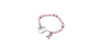 Pink Cat Eye Cancer Bracelet | Together we can find a cure