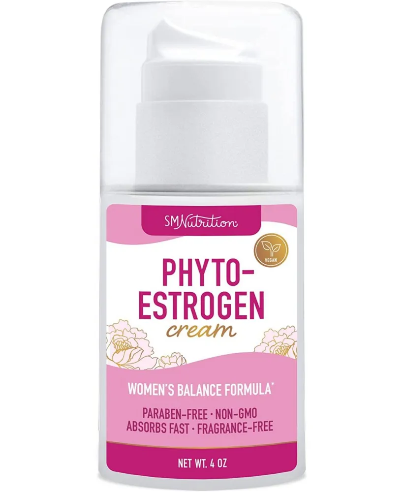 Phyto Estrogen Cream for Women | Plant Based Hot Flash, Menopause & Menstrual Cycle Support | Wild Yam, Black Cohosh, Dong Quai, Red Clover | 96 Topic