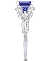 Tanzanite (1-1/3 ct. t.w.) & Diamond Ring (1/3 ct. t.w.) in 14k White Gold