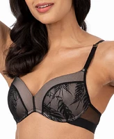 Lively Women's The Smooth Lace No Wire Push Up Bra, 42383