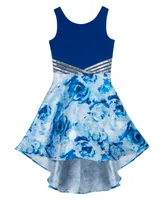 Rare Editions Big Girls High-Low Mikado Party Dress