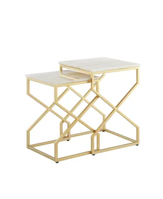 Inspired Home Mikio End Table