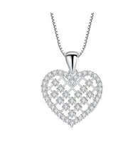 Hollywood Sensation Crystal Heart Necklace for Women