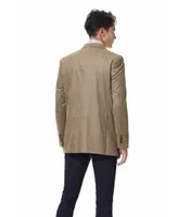 Daniel Hechter Men's Tan Microsuede two button Sport Coat