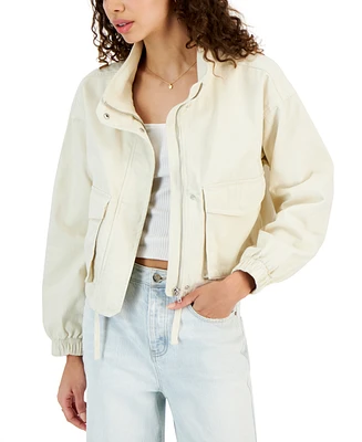 Ultra Flirt Juniors' Cargo Utility Jacket