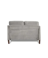 Peter 51.5" Velvet Loveseat