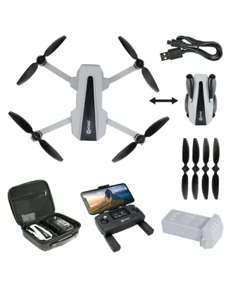 Contixo F31 Drone -Ultra Hd Camera, Wi-Fi Camera, Fpv Foldable, 25 Flight Time, Follow Me, Brushless Motors, Gps Auto Return Home with Drone Case