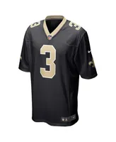 Men's Nike Wil Lutz Black New Orleans Saints Game Jersey