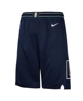 Big Boys Nike Navy La Clippers 2023/24 City Edition Swingman Performance Shorts