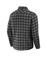 Men's Nfl x Darius Rucker Collection by Fanatics Gray Dallas Cowboys Flannel Long Sleeve Button-Up Shirt