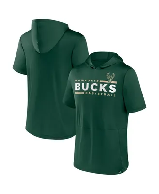 Men's Fanatics Hunter Green Milwaukee Bucks Possession Hoodie T-shirt