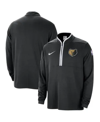 Men's Nike Black Memphis Grizzlies 2023/24 City Edition Authentic Coaches Half-Zip Top