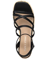 Sun + Stone Women's Finnickk Strappy Espadrille Wedge Sandals, Created for Macy's