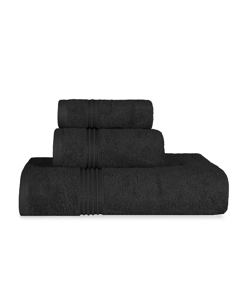 Superior Solid Quick Drying Egyptian Cotton Piece Bath Towel Set