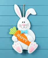 Glitzhome 30" H Easter Metal Bunny Yard Stake