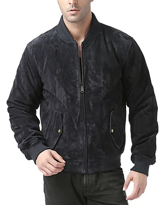 Bgsd Men Urban Leather Bomber Jacket